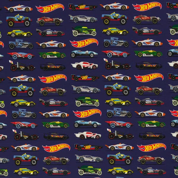 081551-102597-hot-wheels-baumwolljersey-40 Jersey - Meterware - Hot-Wheels - Rennbahn - Rennautos