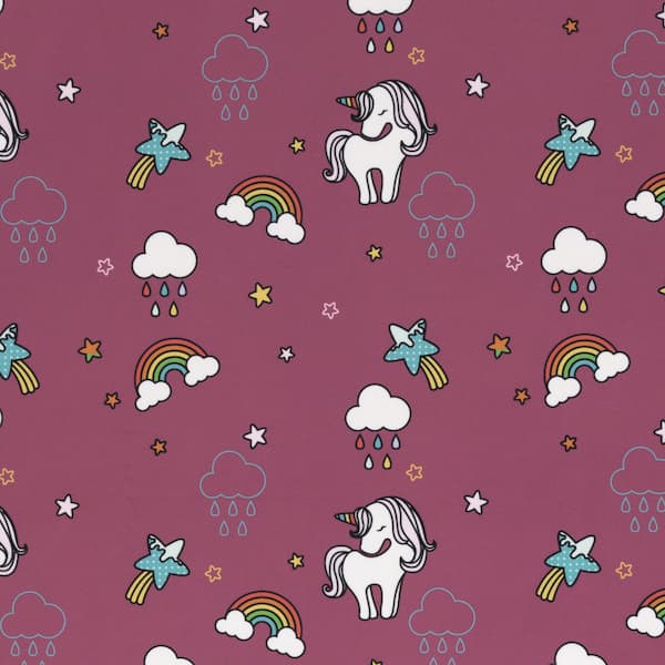 Softshell - Meterware - Kinder - Einhorn -  Robin