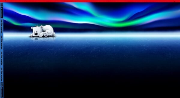 082803-604299-ontherocks-thorstenberger-panel Sweatstoff - Meterware - Polarlichter - on the Rocks - Thorsten Berger