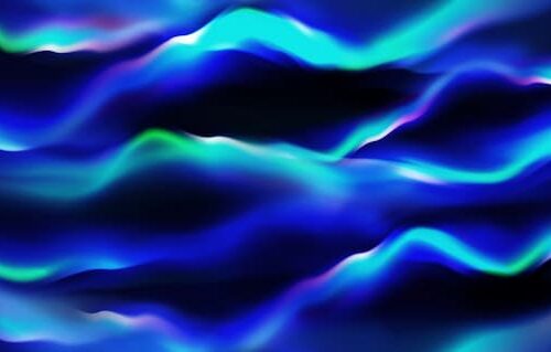 082803-606643-ontherocks-thorstenberger-allover Sweatstoff - Meterware - Polarlichter - on the Rocks - Thorsten Berger