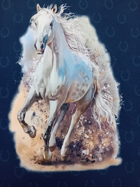 French Terry - Panel - Pferde