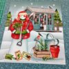 Patchwork - Panel - Gardening Snowmen