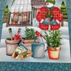 Patchwork - Panel - Gardening Snowmen