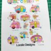 Loralie Design - Happy Camper - Maschinen Embroidery