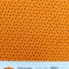 Patchwork - Meterware - Halloween - Hexagon schwarz orange - Happy Haunting